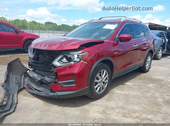 5N1AT2MT3LC781493 2020 NISSAN ROGUE Red წინა მარცხენა ხედი სამი მეოთხედიდან