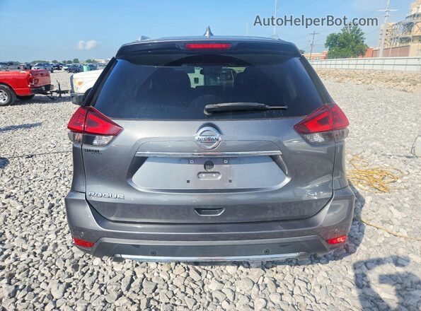 5N1AT2MT3LC795944 2020 NISSAN ROGUE Gray Вид ззаду