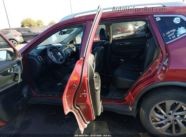 5N1AT2MT4GC731126 2016 NISSAN ROGUE Burgundy Вид наклейки з VIN-кодом