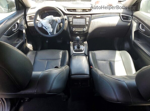 5N1AT2MT4GC774719 2016 NISSAN ROGUE Charcoal Առջևի վահանակի տեսք