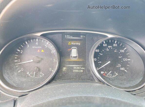 5N1AT2MT4GC843070 2016 NISSAN ROGUE Silver Vista del cuadro de instrumentos