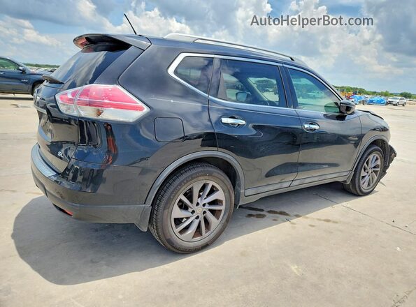 5N1AT2MT4GC855543 2016 NISSAN ROGUE Black Trasero derecho