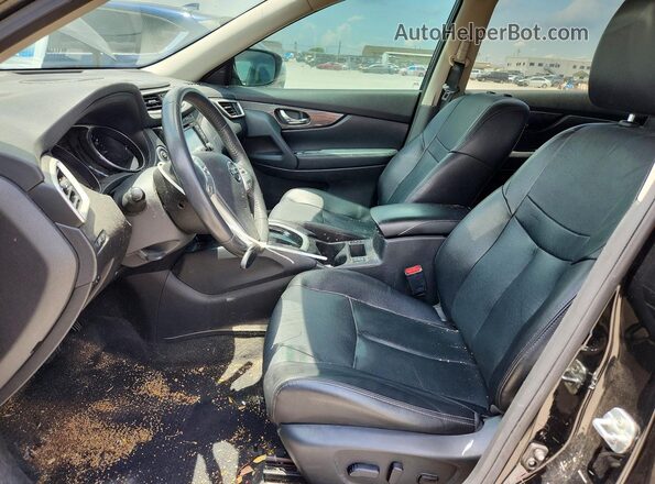 5N1AT2MT4GC855543 2016 NISSAN ROGUE Black Vista interior delantera