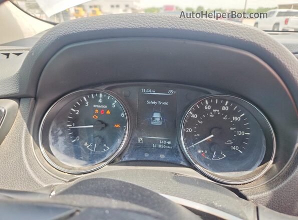 5N1AT2MT4HC835343 2017 NISSAN ROGUE Silver Սարքավորումների վահանակի տեսք