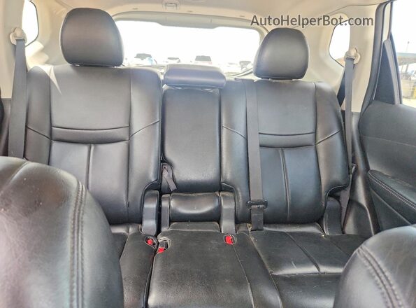 5N1AT2MT4HC835343 2017 NISSAN ROGUE Silver Հետևի նստատեղերի տեսք