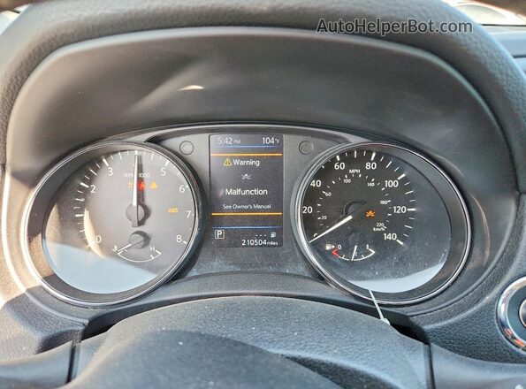 5N1AT2MT4JC725916 2018 NISSAN ROGUE Gray Widok zestawu wskaźników