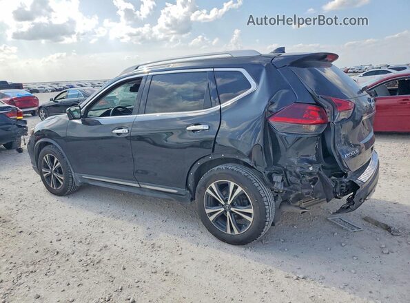5N1AT2MT4JC804664 2018 NISSAN ROGUE Black Trasero izquierdo