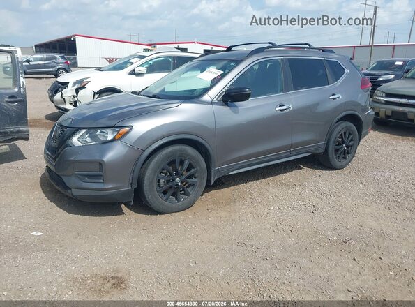 5N1AT2MT4JC835784 2018 NISSAN ROGUE Gray Առջևի ձախ երեք քառորդ տեսարան