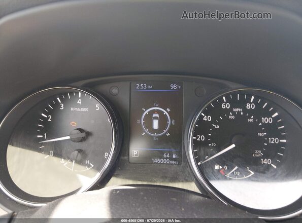 5N1AT2MT4KC845913 2019 NISSAN ROGUE White Հետևի նստատեղերի տեսք
