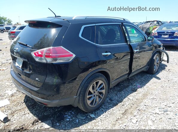 5N1AT2MT5GC751014 2016 NISSAN ROGUE Black Rear right