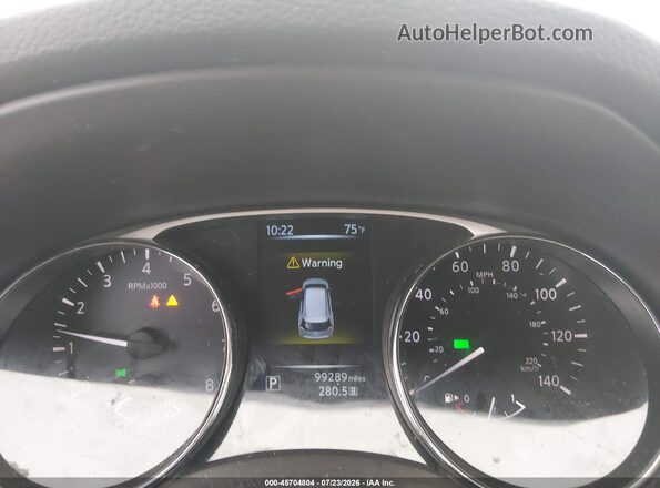5N1AT2MT5GC752261 2016 NISSAN ROGUE White Widok tylnych siedzeń