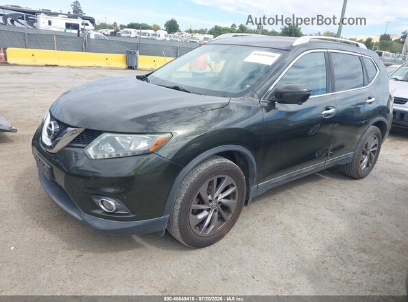 5N1AT2MT5GC754477 2016 NISSAN ROGUE Black Vista tres cuartos delantera izquierda