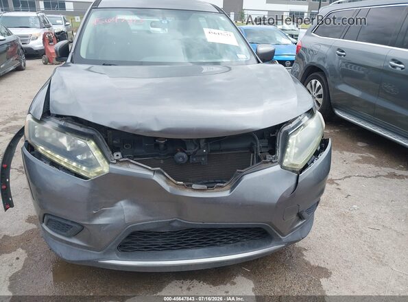 5N1AT2MT5GC766323 2016 NISSAN ROGUE Gray Front view