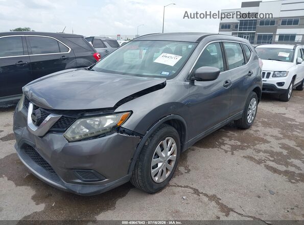 5N1AT2MT5GC766323 2016 NISSAN ROGUE Gray Front left