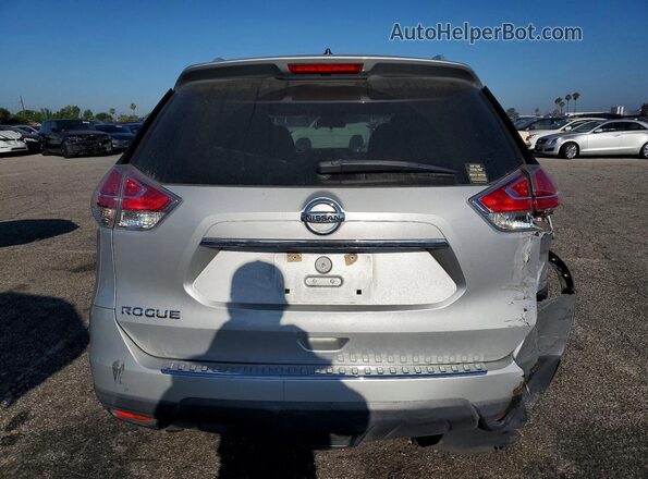 5N1AT2MT5GC861481 2016 NISSAN ROGUE Silver Rear view