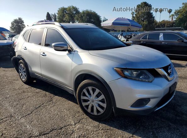 5N1AT2MT5GC861481 2016 NISSAN ROGUE Silver Front right