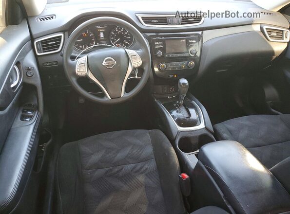 5N1AT2MT5GC861481 2016 NISSAN ROGUE Silver Dashboard view