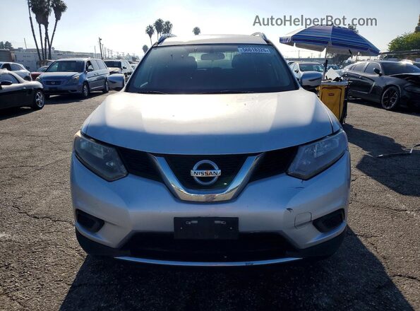 5N1AT2MT5GC861481 2016 NISSAN ROGUE Silver Front view