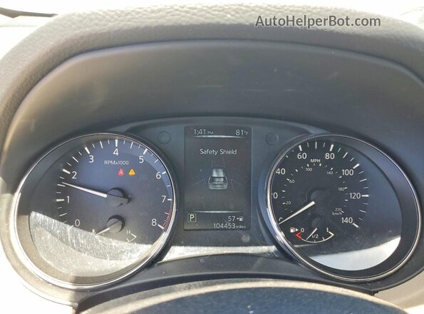 5N1AT2MT5HC849722 2017 NISSAN ROGUE White Սարքավորումների վահանակի տեսք