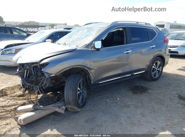 5N1AT2MT5JC783808 2018 NISSAN ROGUE Gray Przód lewy