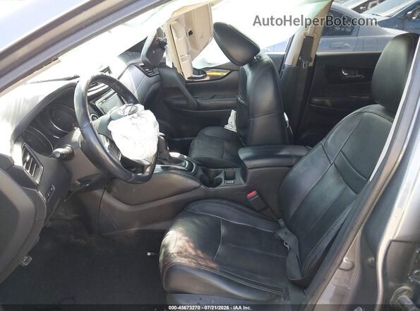 5N1AT2MT5JC783808 2018 NISSAN ROGUE Gray Widok wnętrza z przodu