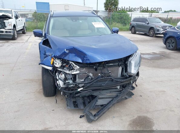 5N1AT2MT5JC808805 2018 NISSAN ROGUE Blue Widok z przodu