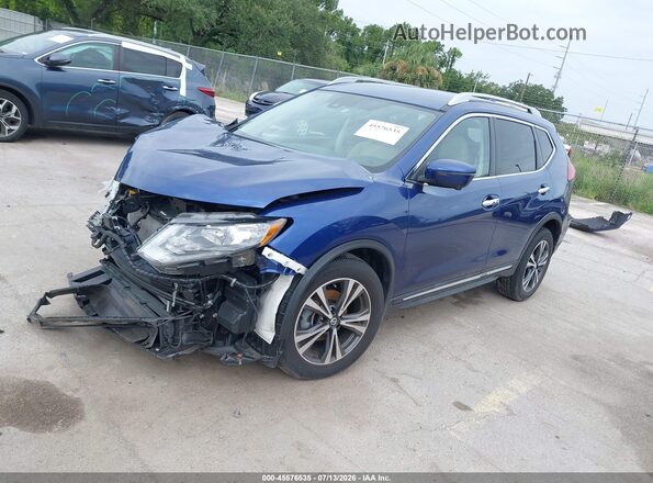 5N1AT2MT5JC808805 2018 NISSAN ROGUE Blue Przód lewy