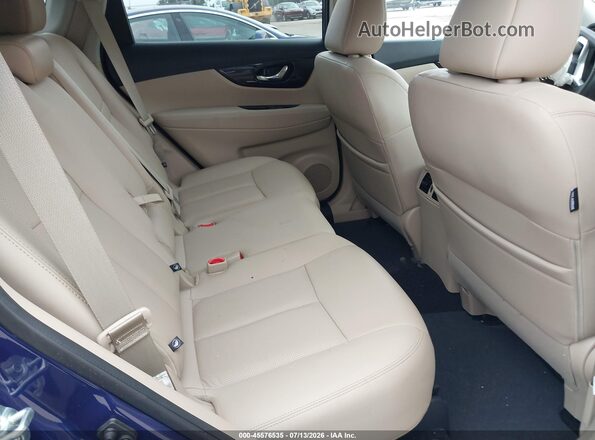 5N1AT2MT5JC808805 2018 NISSAN ROGUE Blue Widok naklejki z numerem VIN