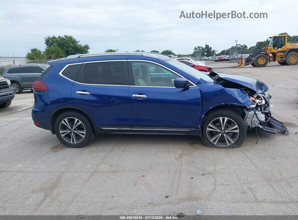 5N1AT2MT5JC808805 2018 NISSAN ROGUE Blue Widok wnętrza 360 stopni