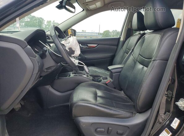 5N1AT2MT5KC777993 2019 NISSAN ROGUE Черный Вид салона спереди