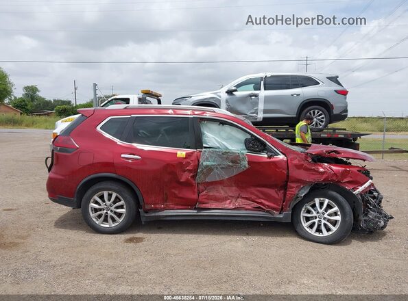5N1AT2MT5LC718007 2020 NISSAN ROGUE Красный Вид задней части салона