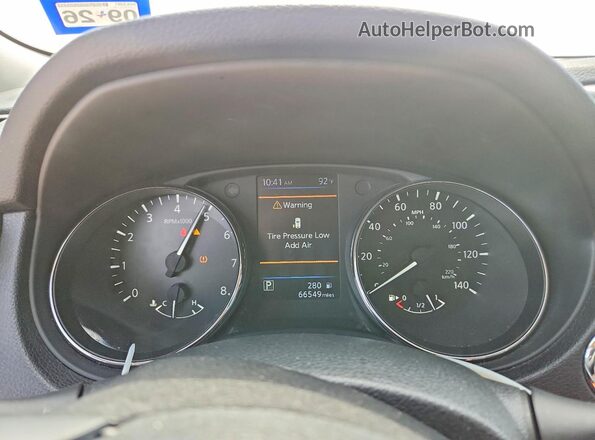 5N1AT2MT5LC817068 2020 NISSAN ROGUE Silver Instrument cluster view