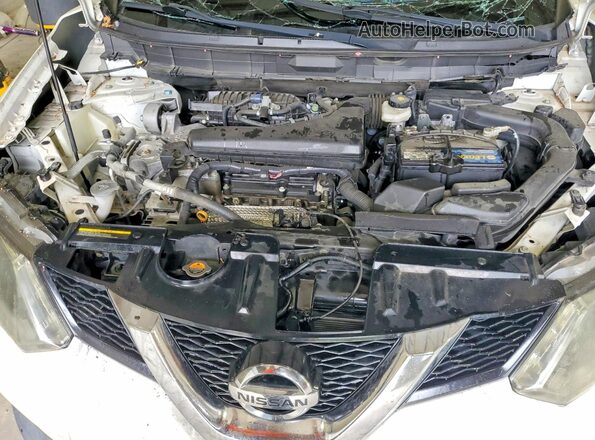 5N1AT2MT6GC810278 2016 NISSAN ROGUE White Вид підкапотного простору