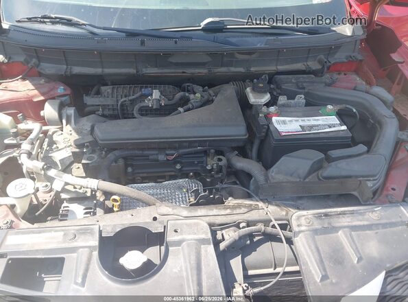 5N1AT2MT6GC821071 2016 NISSAN ROGUE Красный Вид сзади