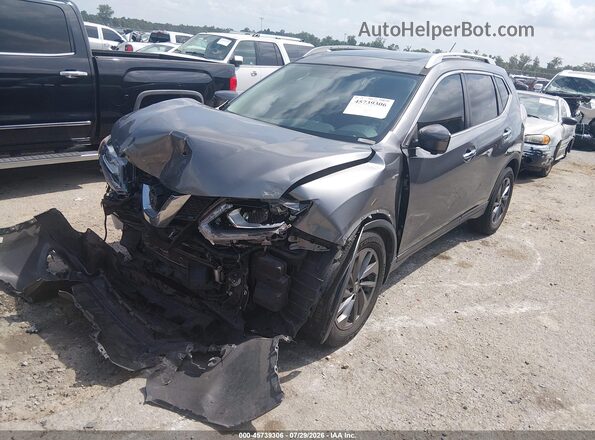 5N1AT2MT6GC894814 2016 NISSAN ROGUE Black Առջևի ձախ երեք քառորդ տեսարան