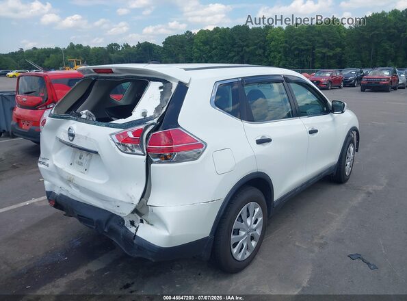 5N1AT2MT6GC897518 2016 NISSAN ROGUE Белый Задняя правая четверть