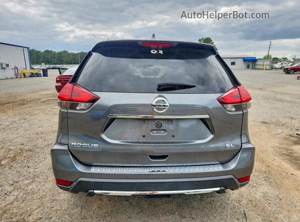 5N1AT2MT6HC779972 2017 NISSAN ROGUE Gray Вид ззаду