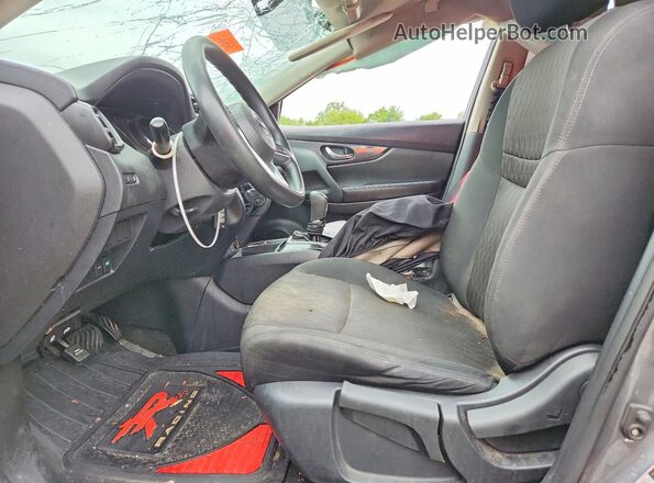 5N1AT2MT6HC798117 2017 NISSAN ROGUE Gray Widok wnętrza z przodu