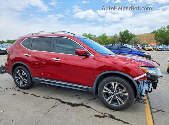 5N1AT2MT6JC717204 2018 NISSAN ROGUE Красный Передняя правая четверть