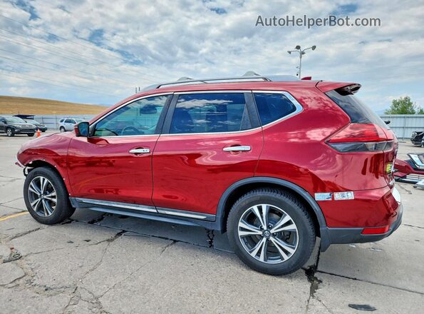 5N1AT2MT6JC717204 2018 NISSAN ROGUE Красный Задняя левая четверть