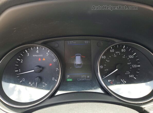 5N1AT2MT6JC761610 2018 NISSAN ROGUE White Vista del cuadro de instrumentos