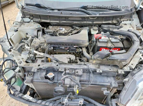 5N1AT2MT6JC779122 2018 NISSAN ROGUE White Widok komory silnika