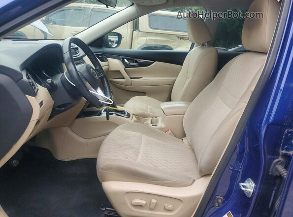 5N1AT2MT6JC787866 2018 NISSAN ROGUE Blue Vista interior delantera