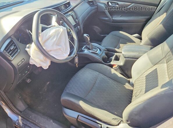 5N1AT2MT6JC789892 2018 NISSAN ROGUE Charcoal Вид салону спереду