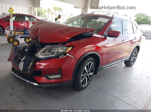 5N1AT2MT6KC710609 2019 NISSAN ROGUE Burgundy Przód lewy
