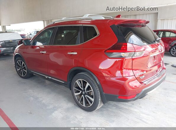 5N1AT2MT6KC710609 2019 NISSAN ROGUE Burgundy Tył lewy