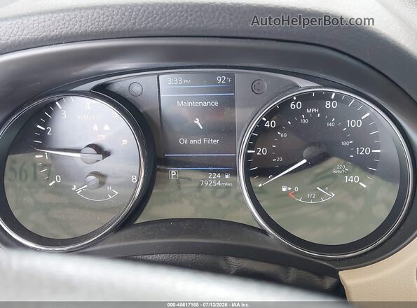 5N1AT2MT6KC710609 2019 NISSAN ROGUE Burgundy Widok tylnych siedzeń