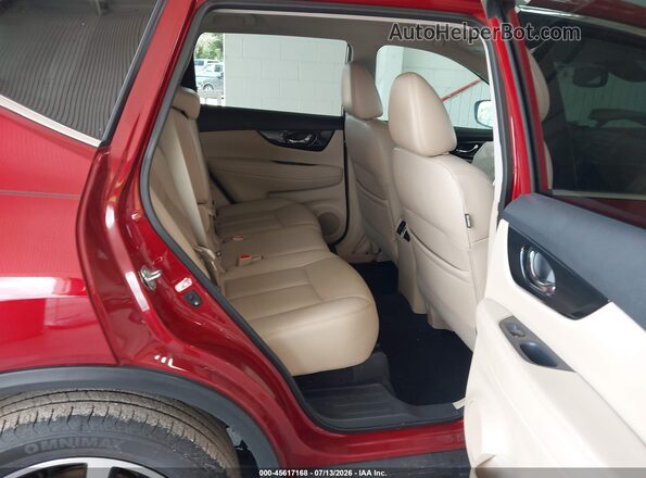 5N1AT2MT6KC710609 2019 NISSAN ROGUE Burgundy Widok naklejki z numerem VIN