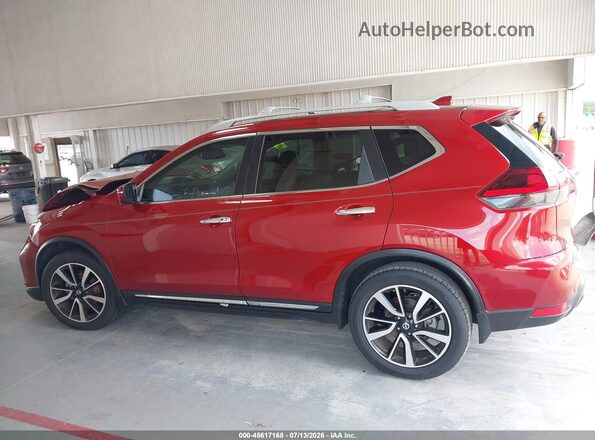 5N1AT2MT6KC710609 2019 NISSAN ROGUE Burgundy Widok wnętrza 360 stopni