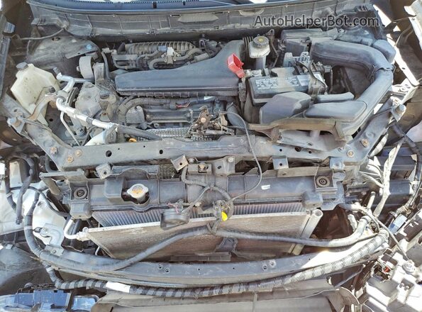 5N1AT2MT6KC803792 2019 NISSAN ROGUE Black ძრავის განყოფილების ხედი